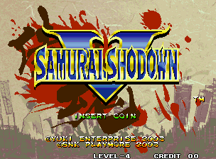  네오지오 MVS 사무라이 쇼다운5 Samurai Shodown 5