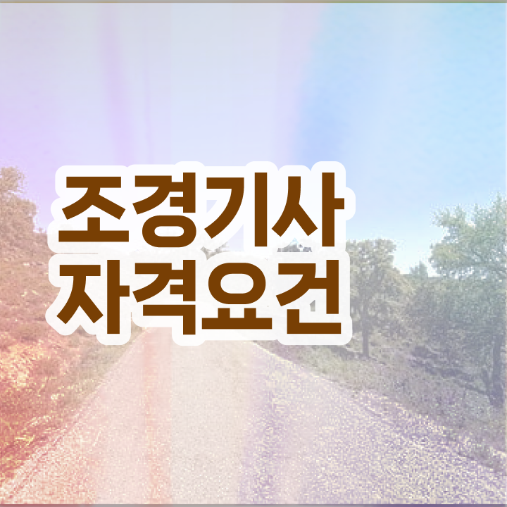  조경기사 연봉 조경기사 시험응시조건 온라인 수업으로 단기간에 끝낸 전략
