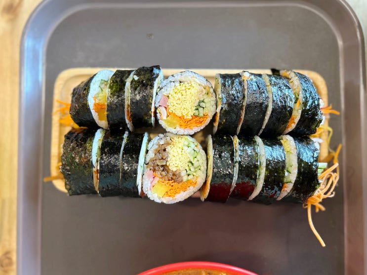  [제주 맛집] 명도암 정담김밥 | 정담김밥, 매콤우엉김밥, 라면