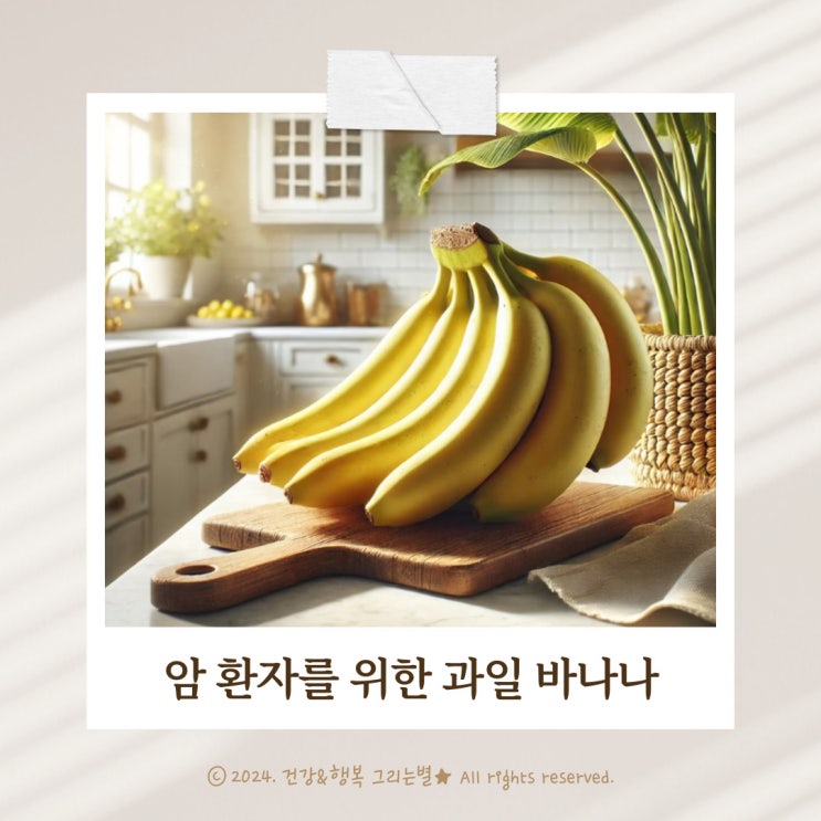  암 환자를 위한 과일 바나나 영양소와 항암 효능 및 식단 방법