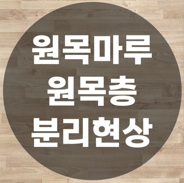  원목마루보수 원목이 다 떨어져 나가면?