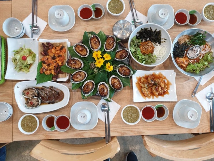  거제도 전복마을 - 원조로 유명한 전복요리 점심 맛집