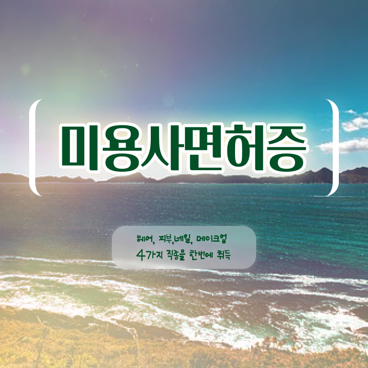  봄네일디자인 , 네일아트국가자격증 창업 알고 있어야 하는 면허증은?