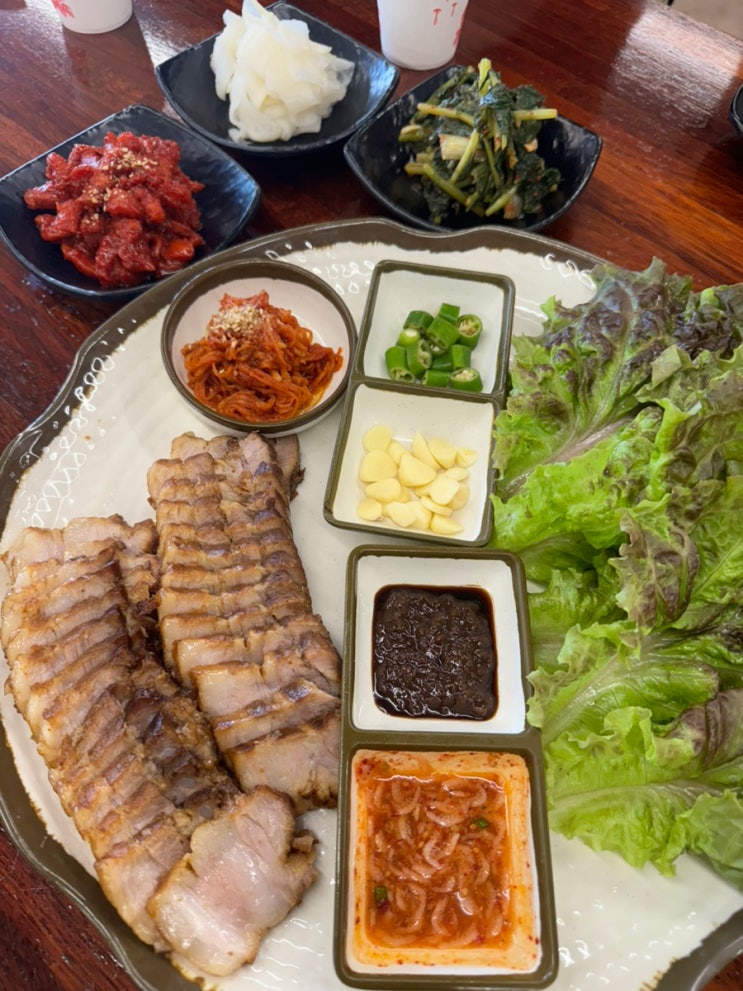  강원도 원주 36사단 맛집 보쌈 막국수 원탑 신촌막국수