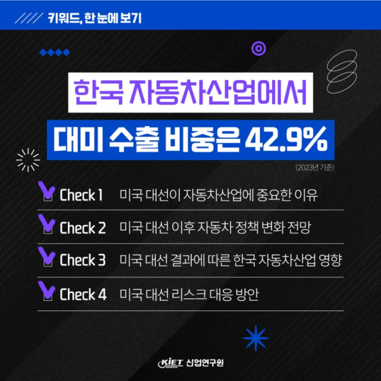  미국 대선 결과에 따른 '한국 주요 산업 전망'