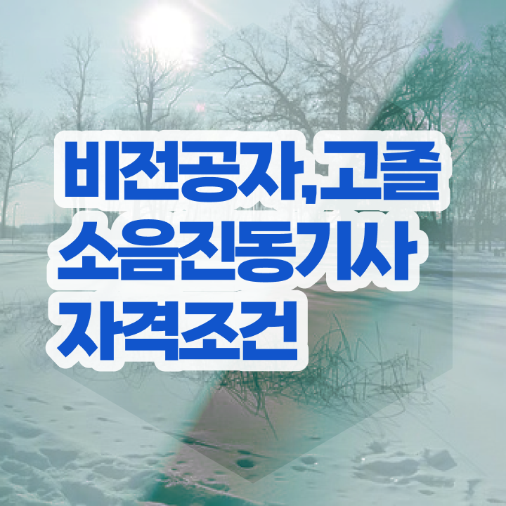  소음진동기사 필기 소음진동기사 응시조건 독학으로 4달 안에 끝낸 비법
