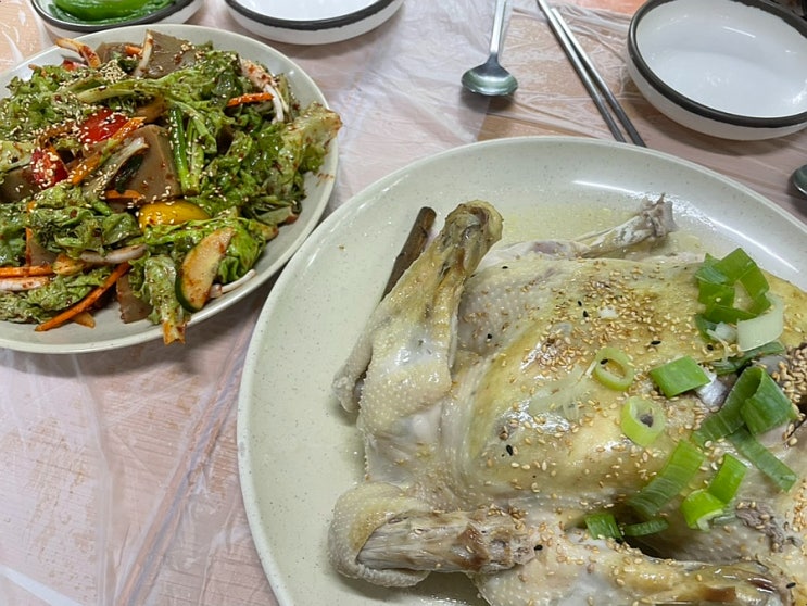  광주근교계곡 취사가능 물 위에서 먹는 백숙맛집 화순용소골