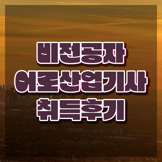  어로산업기사 시험응시자격 온라인 수업으로 5달만에 준비한 과정