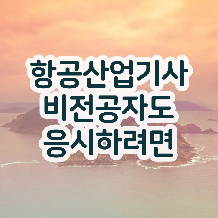  항공산업기사취업 항공산업기사 취득자격 집에서 온라인으로 15주만에 완료한 후기