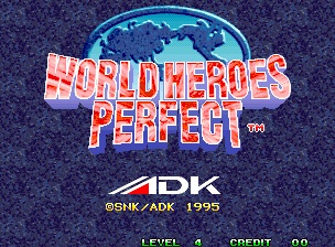  네오지오 MVS 월드히어로즈퍼펙트 World Heroes Perfect