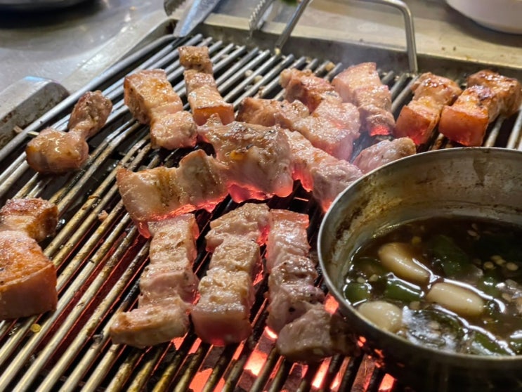  다산 찐맛집 삼겹살도 맛있고 갈매기살은 더 맛있는 왕재봉흑돼지 내돈내산