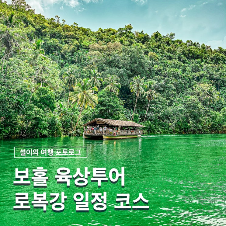  필리핀 보홀 로복강 투어 일정 코스 블라디투어 후기