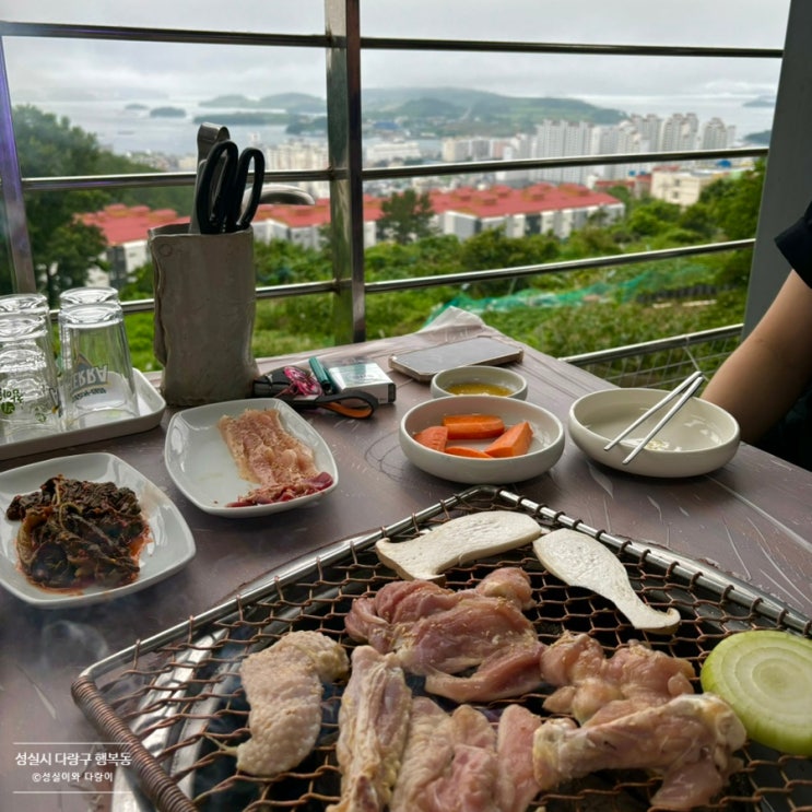  여수맛집 둘레길산장 백숙 계곡 분위기 맛집 추천 +닭구이