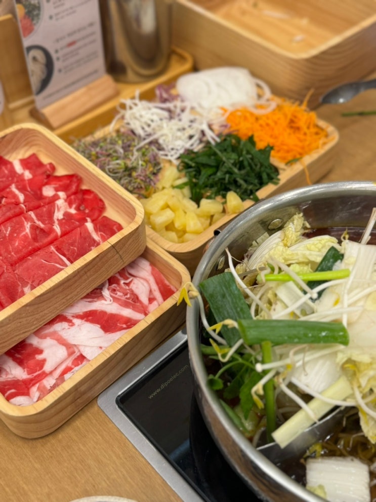  모임하기 좋은 별내맛집 찾는다면 샤브올데이 왕추천(가격, 애플망고빙수)