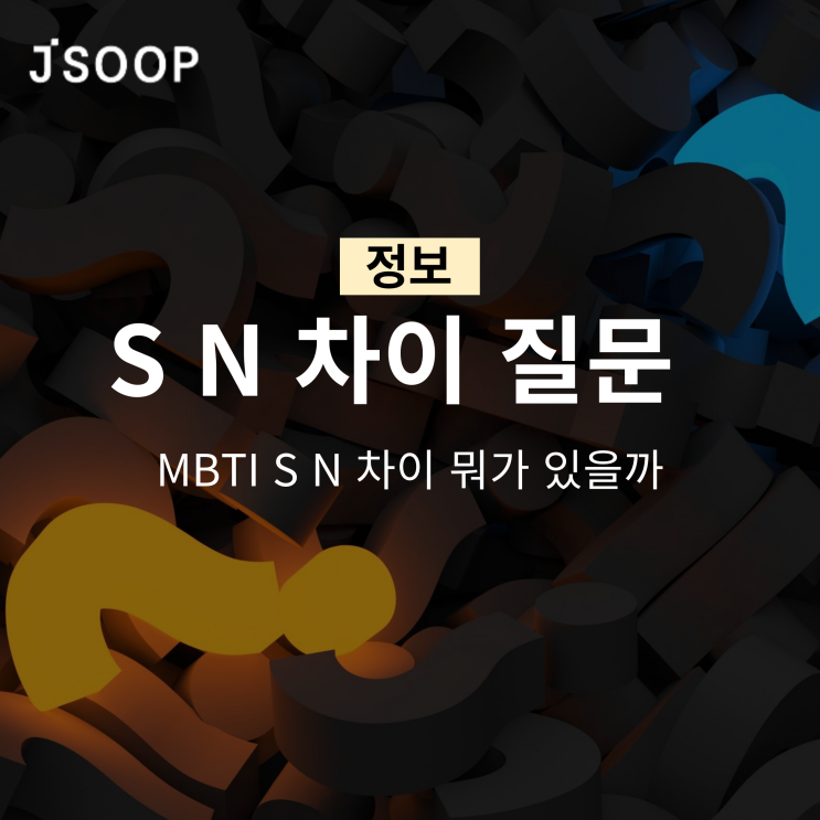 MBTI s n 차이 질문 어떤 것들인지 알아볼까?