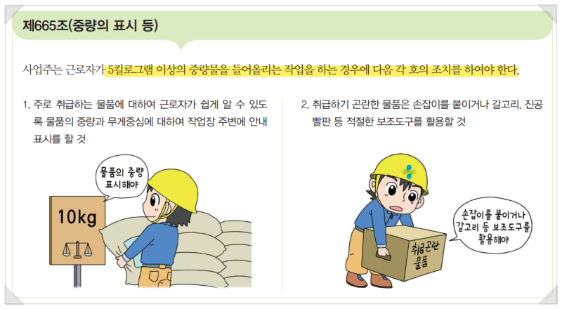 인력 운반 중량물 취급주의(ft. 취급 작업계획서, 운반 3원칙, 기준 등) : 네이버 블로그