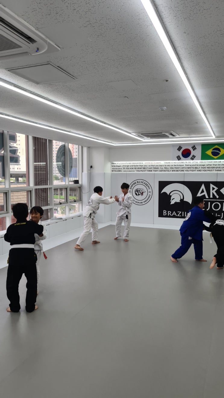 <b>세종시</b> 주짓수 다정동 엠파이어 주짓수, <b>폭우</b>중 주짓수 열정!