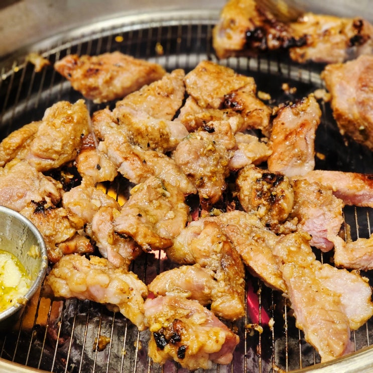 <b>평택</b>고덕맛집 재방문할 숯불<b>돼지갈비</b> 가온정