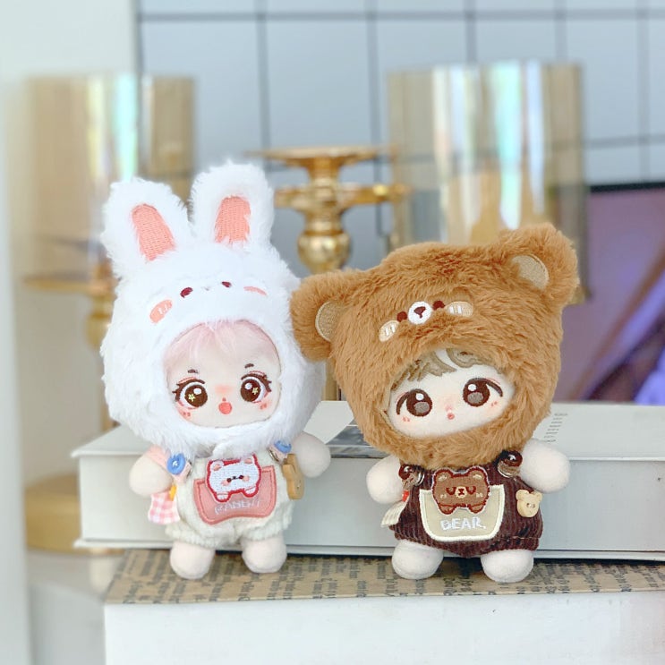  10cm 귀여운 숲속 동물 세트 인형옷 아이돌인형옷