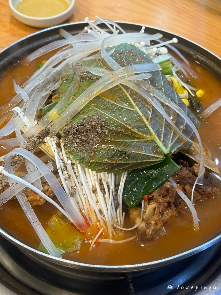  인천 서구청 맛집 조마루 감자탕 서구청점 내돈내산 후기