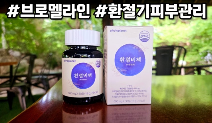  [환절기피부관리] 브로멜라인 환절비책