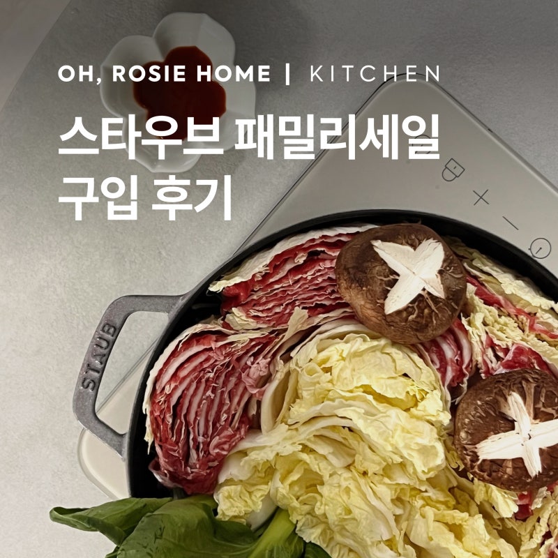 스타우브 패밀리세일 | DKSH 패밀리세일 구입 후기, 꼬꼬떼 시스테라 사용 후기