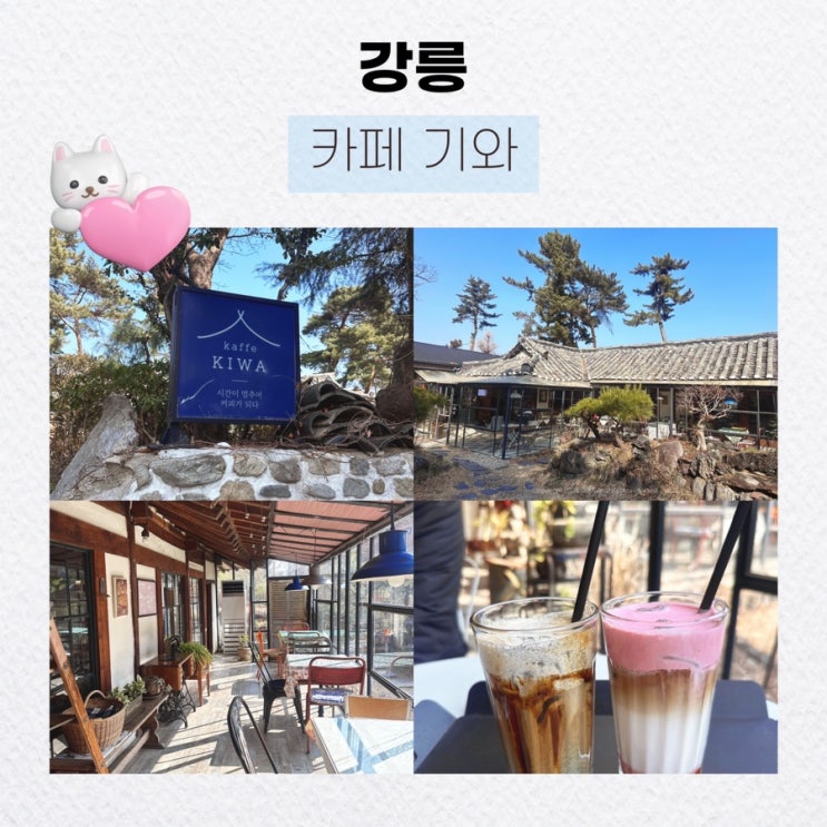  강릉 초당동 카페, 한옥 카페의 매력과 다채로운 커피 메뉴: 카페 기와