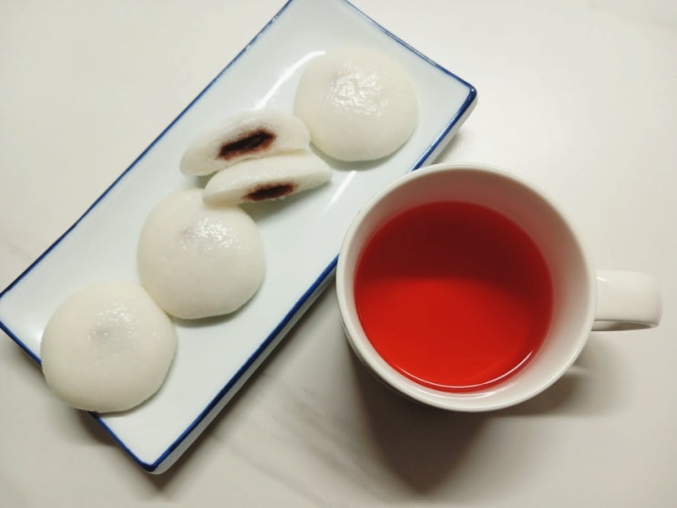 아침대용떡 아이간식 백섬잔기지떡