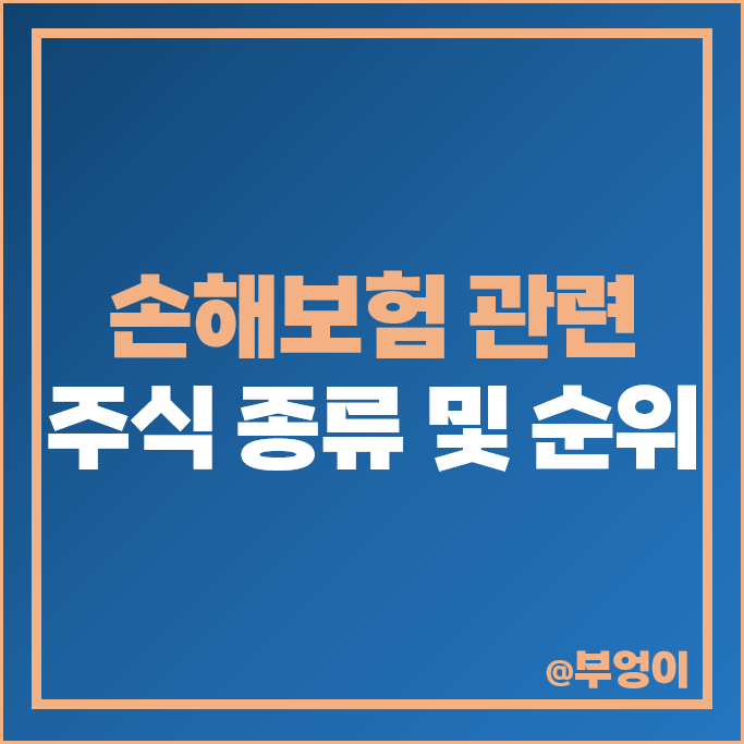 손해 보험 관련주 삼성화재 주가 현대해상 흥국화재 DB손해보험 주식 손해 보험 관련주 삼성화재 주가 현대해상 흥국화재 DB손해보험 주식