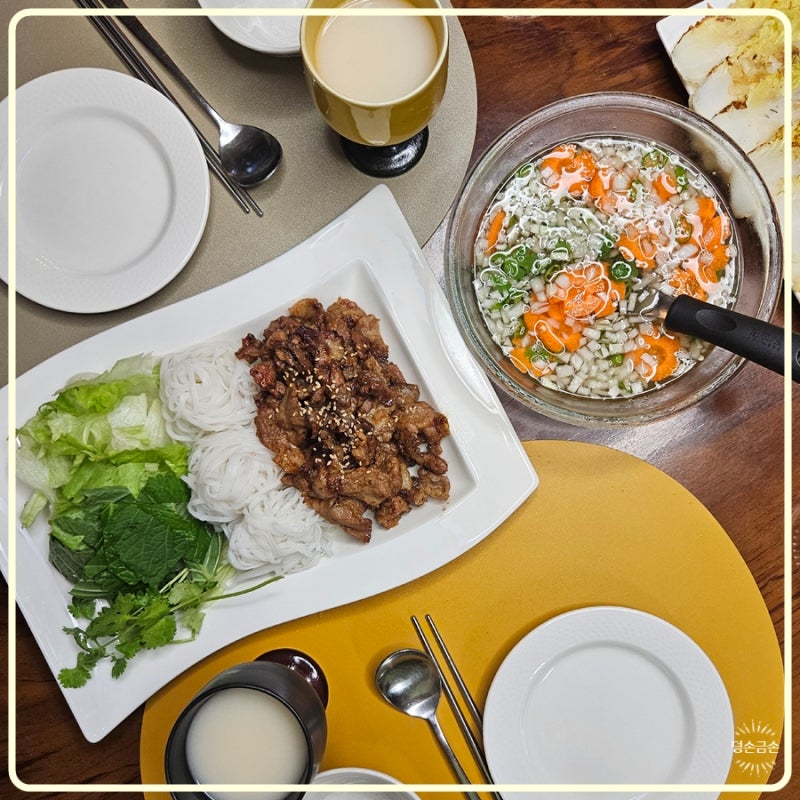 분짜 만들기 느억맘소스 분짜소스 홍석천 분짜 만드는법 맛보장