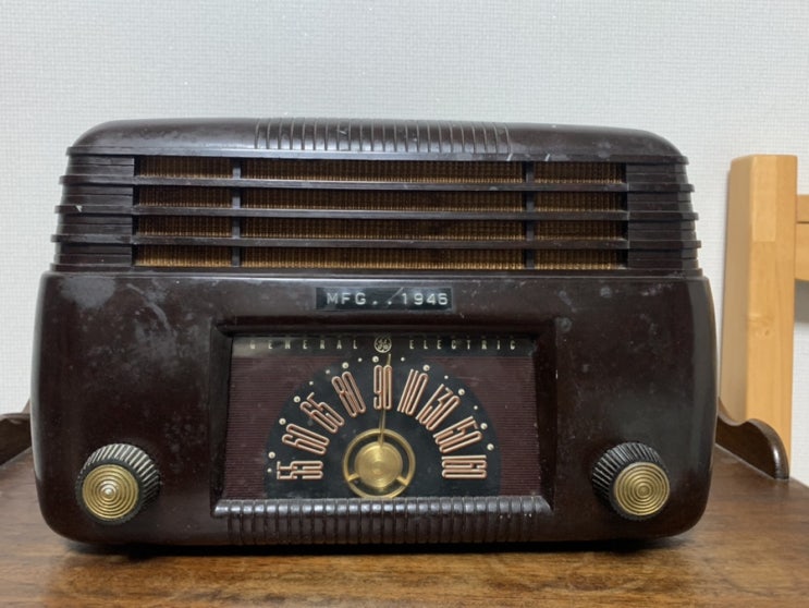  general electric 1940년대 진공관 라디오