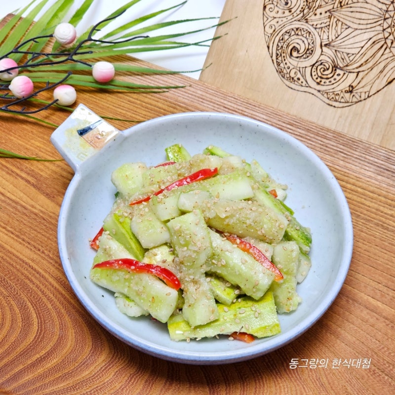 중국식 오이탕탕이 레시피 김가연 전현무 오이 무침 반찬 요리 만들기