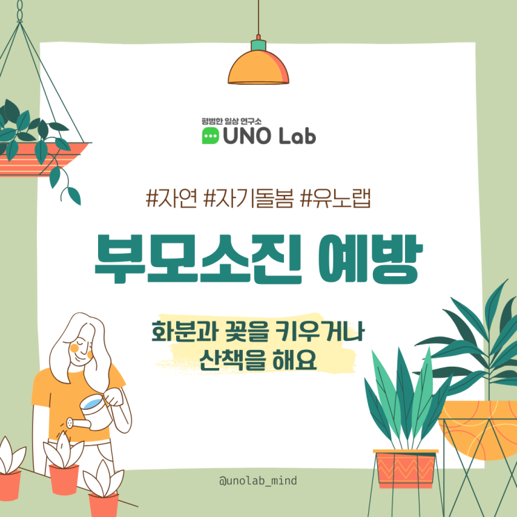  식물키우기; 부모소진 예방법!!!