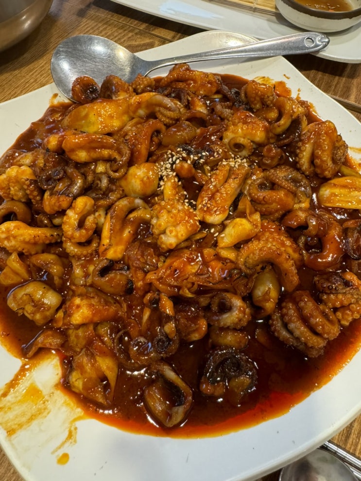  군포 대야미 맛집 가족외식 추천매운맛 온리쭈꾸미