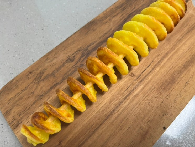  아이 간식 추천 바삭하고 고소한 매력! 킹푸드 토네이도 회오리감자 리뷰 맛있는 회오리 감자
