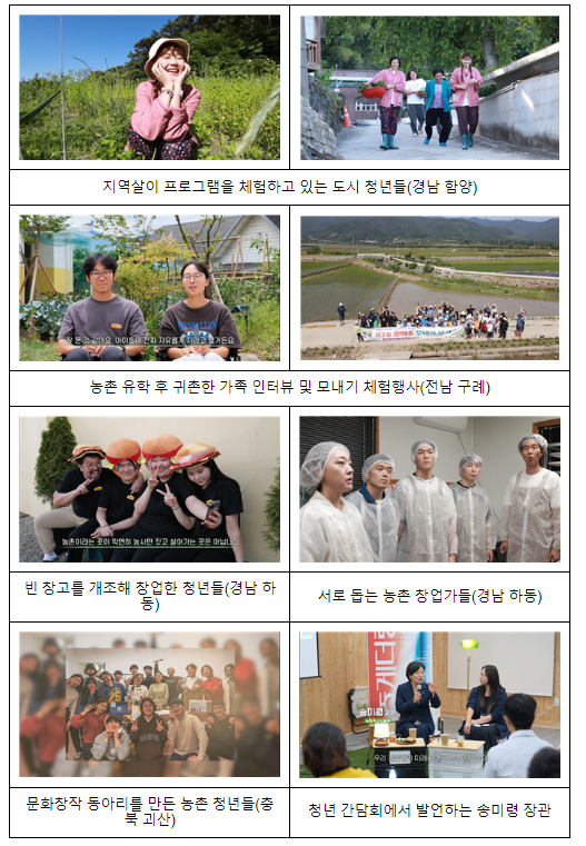 농촌에서 기회와 꿈을 찾아 살아가는 청춘들의 이야기를 보여드립니다. 농촌에서 기회와 꿈을 찾아 살아가는 청춘들의 이야기를 보여드립니다.