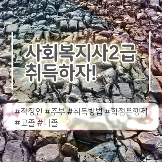  부산 사회복지사 실습처 사회복지사2급 직장인도 온라인 수업으로 빠르게