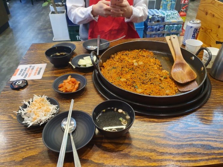  유가네닭갈비 빠르게 볶음밥으로 선택