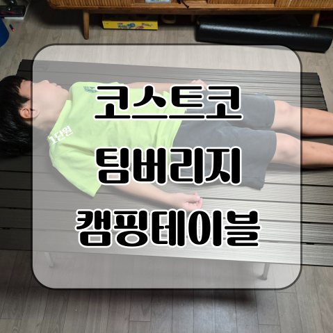 코스트코 팀버리지 접이식 캠핑 테이블 롤테이블 조립법 사용법│내구성 편의성 굳! 내돈내....