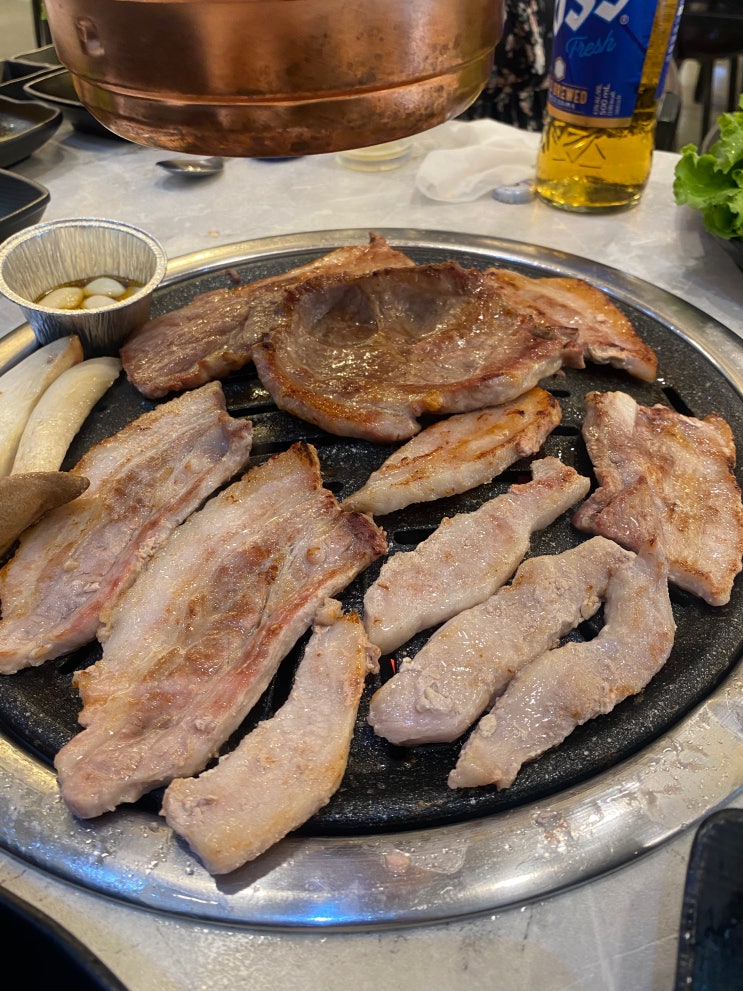  익산 마장동고기집 익산가성비맛집 영등동술싼곳 돼지한마리 600g 배부른양