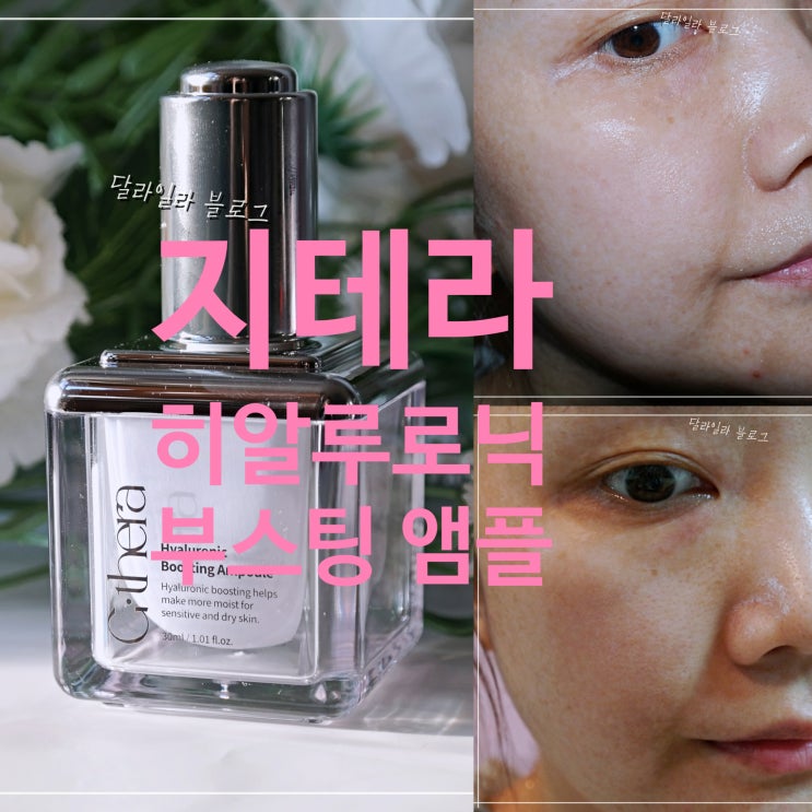  촉촉한 피부를 위한 건성피부 수분앰플 추천 지테라 히알루로닉 부스팅 앰플 사용 후기