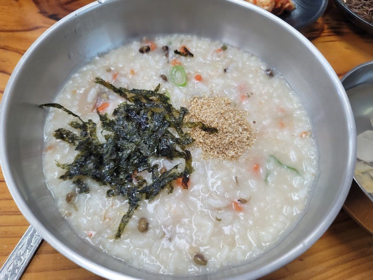 전북 부안 격포리 채석강 백합죽 바지락황태해장국 맛집 바다마을식당 내 돈 내산 후기 전북 부안 격포리 채석강 백합죽 바지락황태해장국 맛집 바다마을식당 내 돈 내산 후기