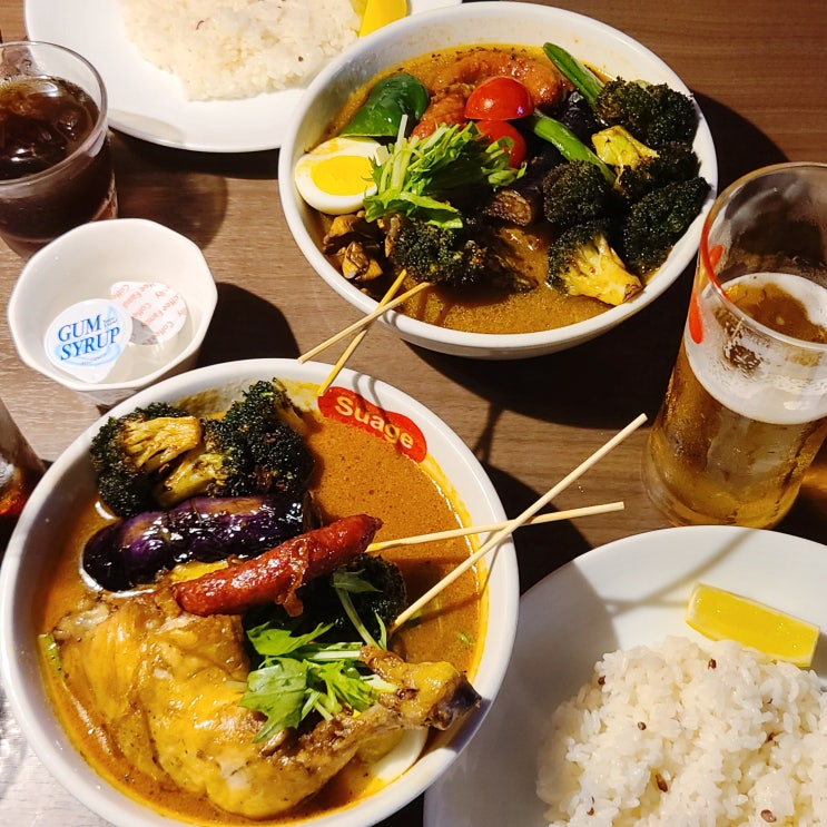  일본 훗카이도 여행 맛집 추천 : 삿포로 스아게 플러스 스프카레 맛있게 먹는 꿀팁!