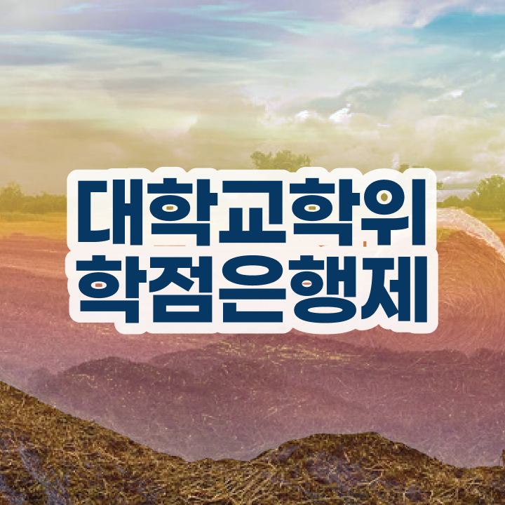  학점은행제 수업 고졸 비전공자도 취득할 수 있어요
