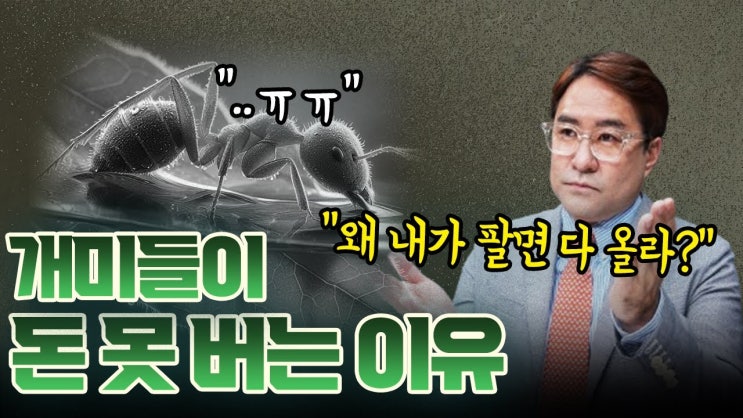 개미들이 주식에서 돈을 벌지 못하는 이유 개미들이 주식에서 돈을 벌지 못하는 이유