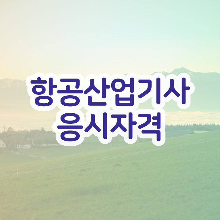  항공산업기사 실기 항공산업기사 응시자격 독학으로 5개월 만에 준비한 전략