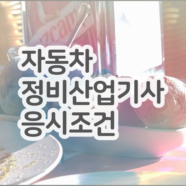  자동차정비산업기사 인강 자동차정비산업기사 응시자격 온라인 과정으로 4달만에 준비한 과정