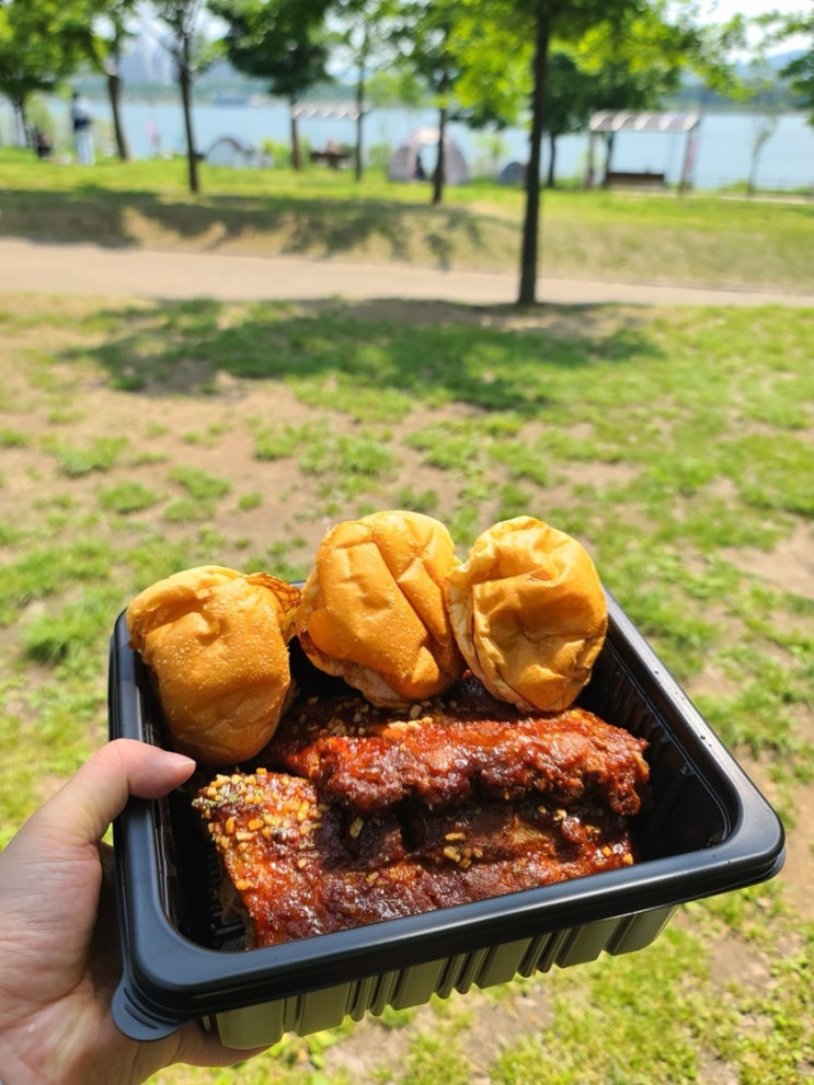  뚝섬한강공원 배달 맛집 자양동 배달 진짜통등갈비