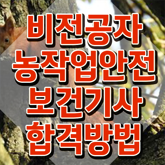  농작업안전보건기사 응시자격 독학으로 반 년만에 성공한 팁