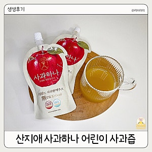 맛있는 산지애 사과즙 어린이 과채주스 추천